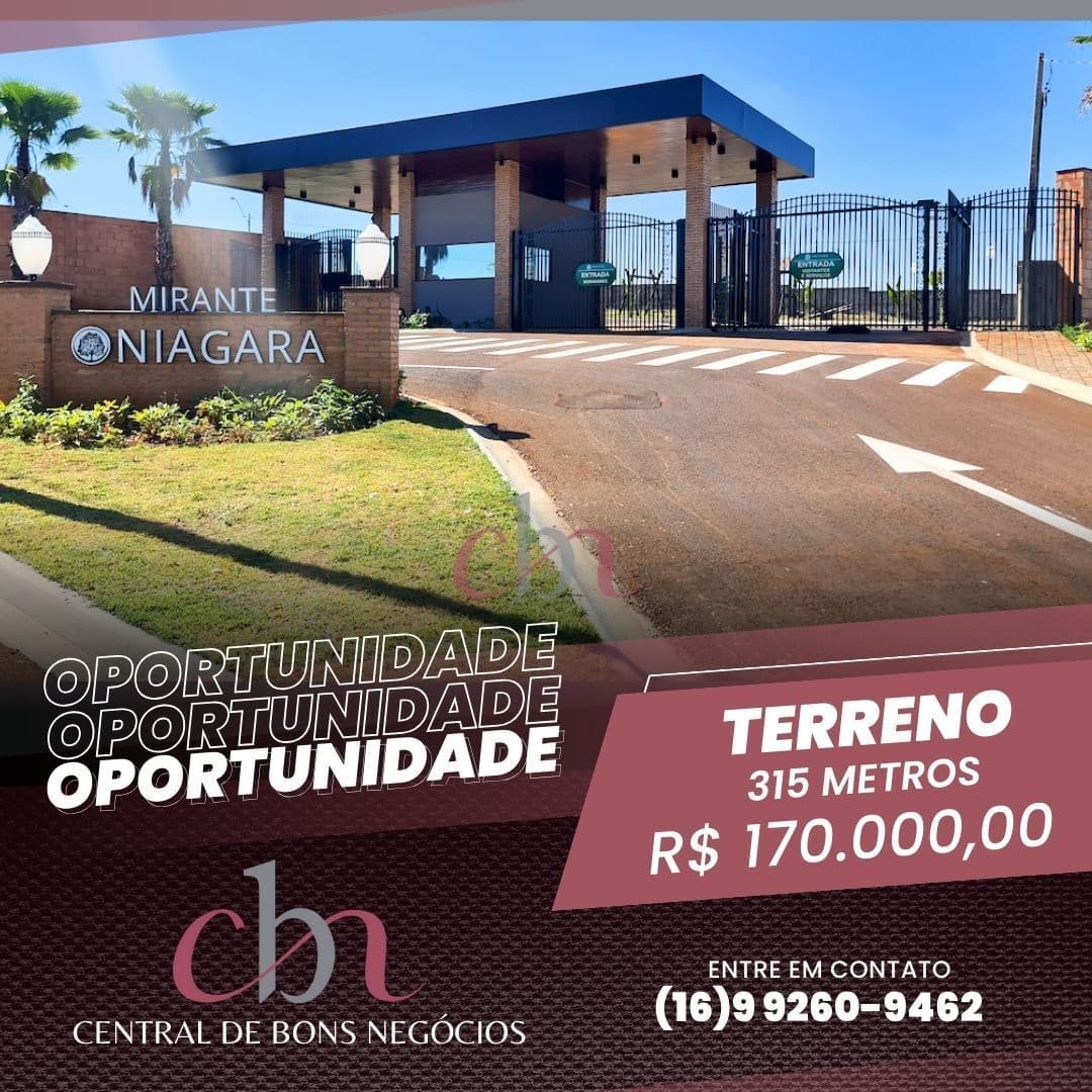 Lote/Terreno em Jardinópolis - Condominio Mirante Niagara
