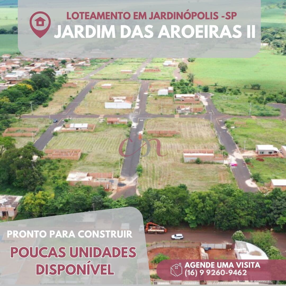 Lote/Terreno em Jardinópolis - Jardim das Aroeiras II