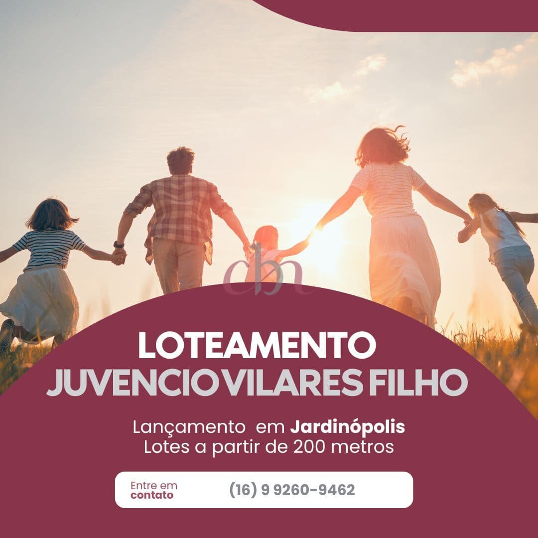 Lote/Terreno em Jardinópolis - Loteamento Juvêncio Vilares Filho