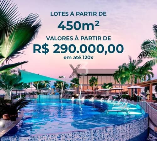 Terreno no Cond. Royal Garden Resort