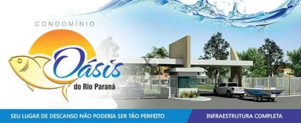 Terreno no Condomínio Oasis do Rio Parana