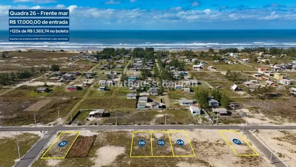 Terrenos Próximo do mar no Loteamento Belmar em Arroio do Silva