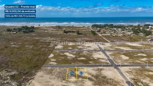 Terrenos de 360m² no Loteamento Belmar em Arroio do Silva