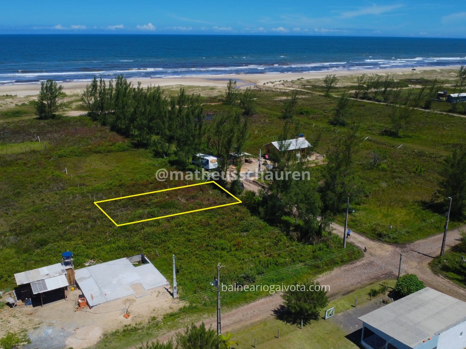 Terreno Pronto para Construir na 1ª Quadra do Mar em Nova Torres, Balneário Gaivota - SC
