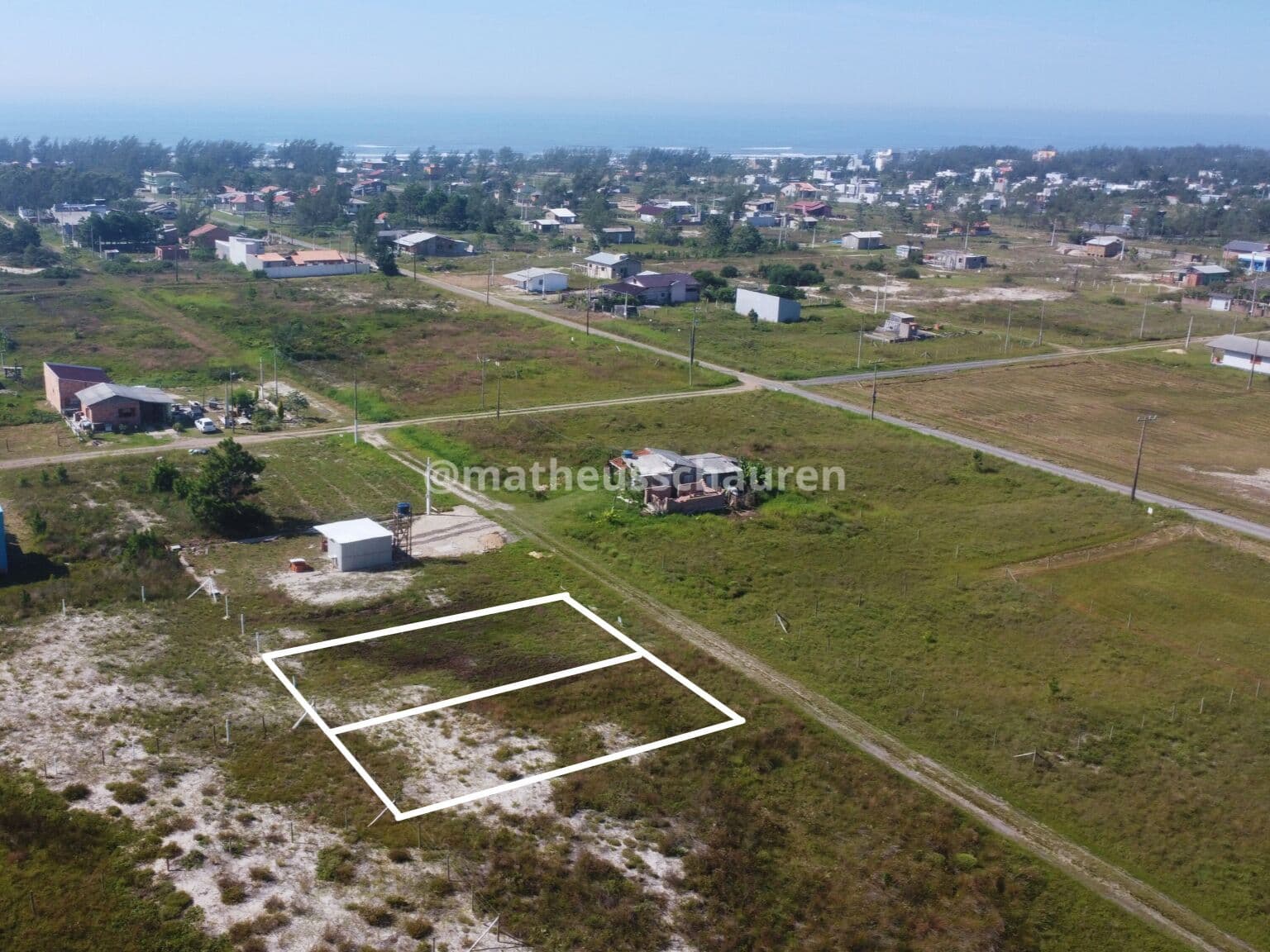 Terreno a 630 mt do mar no bairro Janaina em Balneario Gaivota
