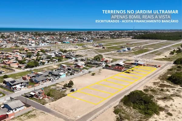 Terrenos a Venda na Região Central no Jardim Ultramar em Balneário Gaivota