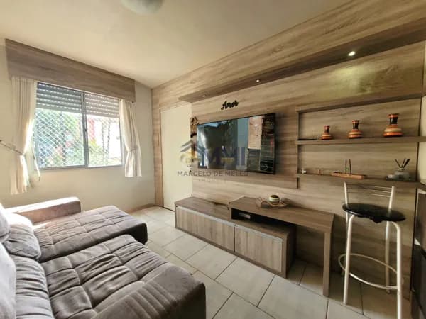 Apartamento 2 dormitórios semimobiliado - PRONTO PARA MORAR