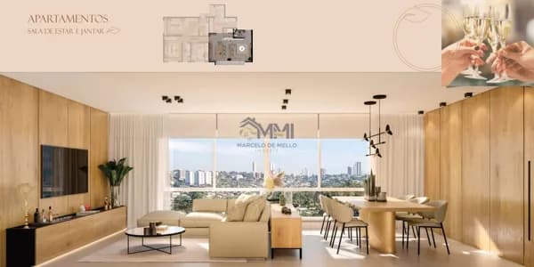 Apartamento na Planta com 99,46 m² no Harmony Residence – Vila Rosa, Novo Hamburgo