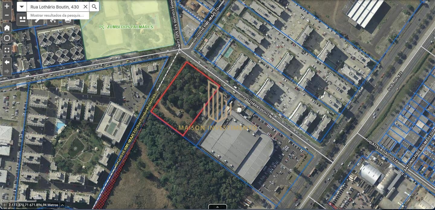 Terreno à venda no bairro Pinheirinho - Curitiba/PR