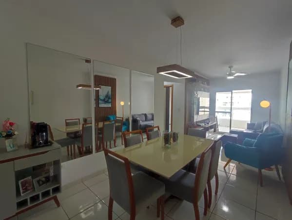 Apartamento varanda gourmet com lazer completo 2 vagas a venda Praia Grande