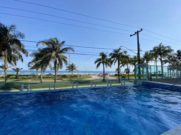 Apartamento 2 dormitórios, vista mar - Caiçara