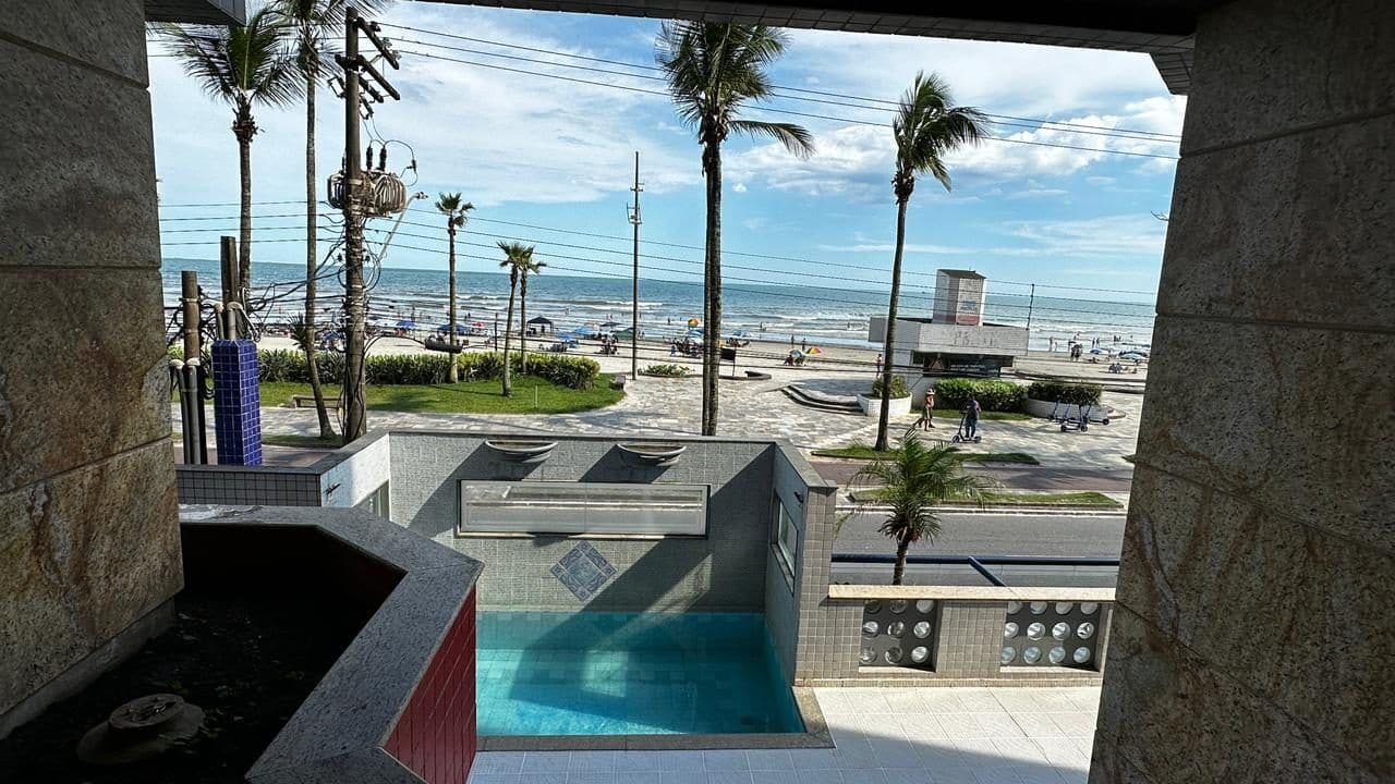 Apartamento Frente mar - Caiçara, Praia Grande