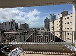 Apartamento 2 dormitórios, vista mar - Guilhermina