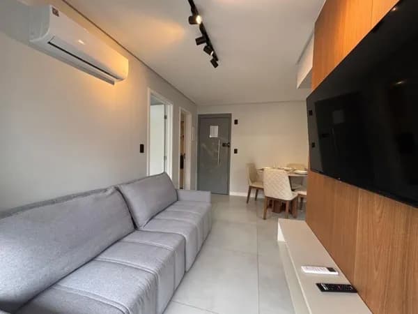 Apartamento 1 dormitório, mobiliado - Caiçara