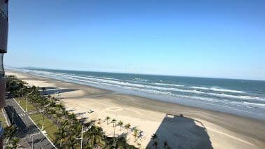 Apartamento 3 dormitórios, vista mar - Flórida