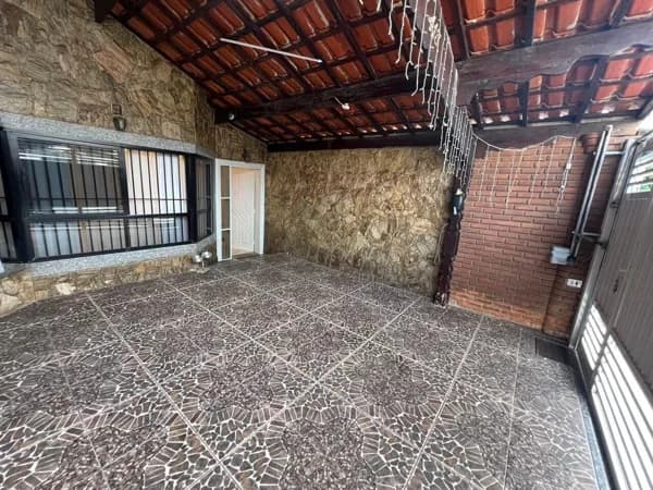 Casa Mobiliado - Guilhermina, Praia Grande