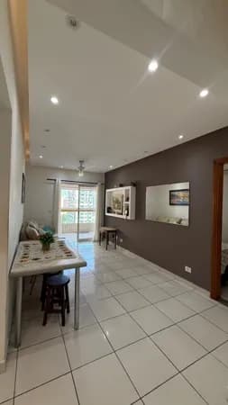 Apartamento 1 dormitório, varanda gourmet - Tupi