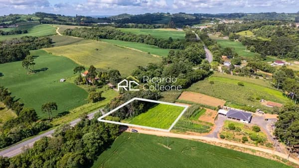 Terreno 1.631m2 Frente para BR-476 em Contenda – Bairro Serrinha.