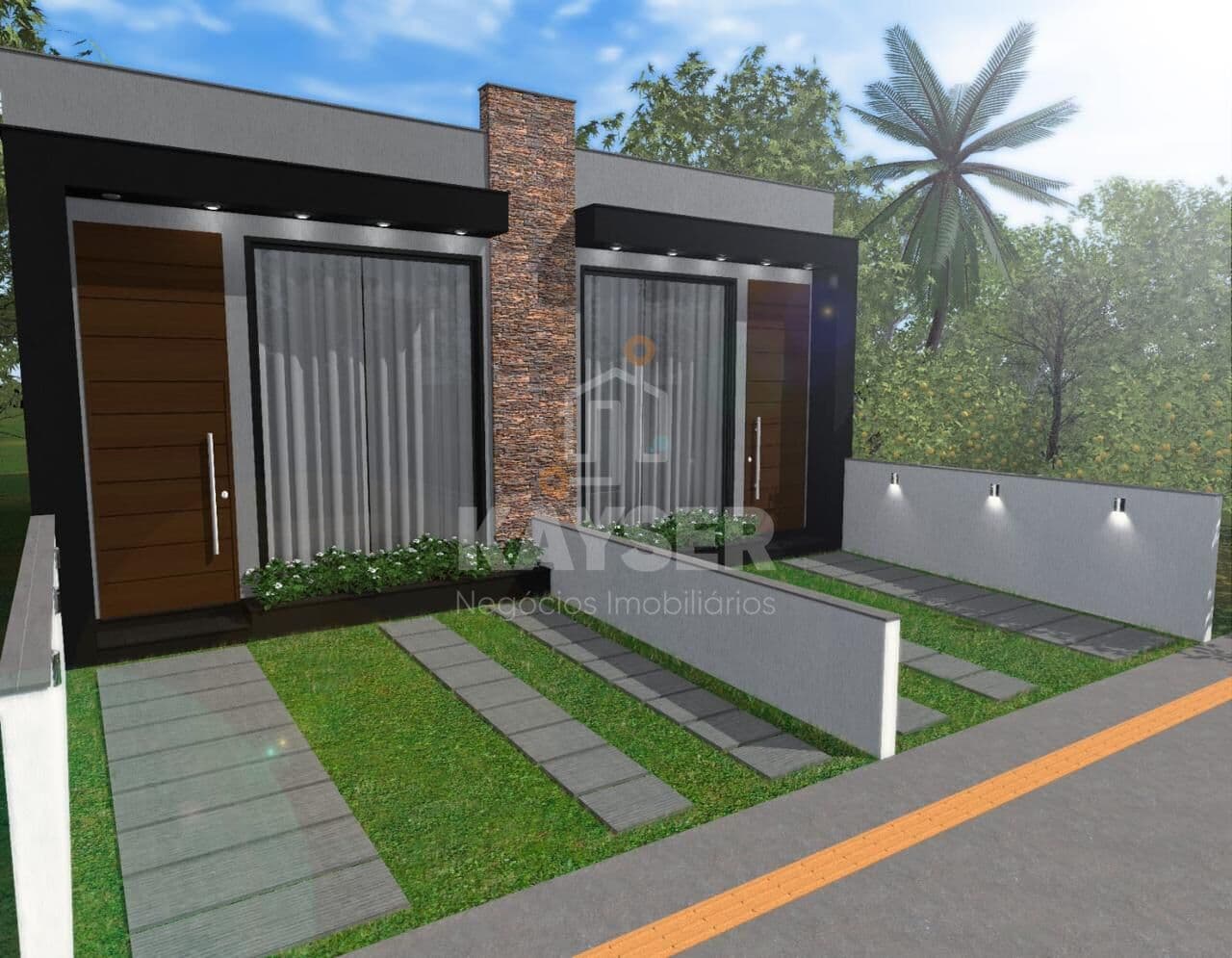 Casa em construção 3 dormitórios bairro Renascença (Gravataí)