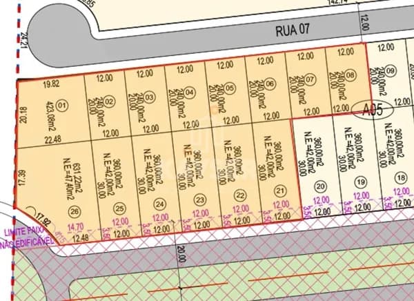Lote/Terreno em Cachoeirinha - Central Park