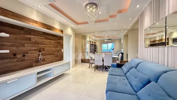 Apartamento 2 dormitórios com suíte e banheira de hidromassagem no Edifício Malibu em Cachoeirinha