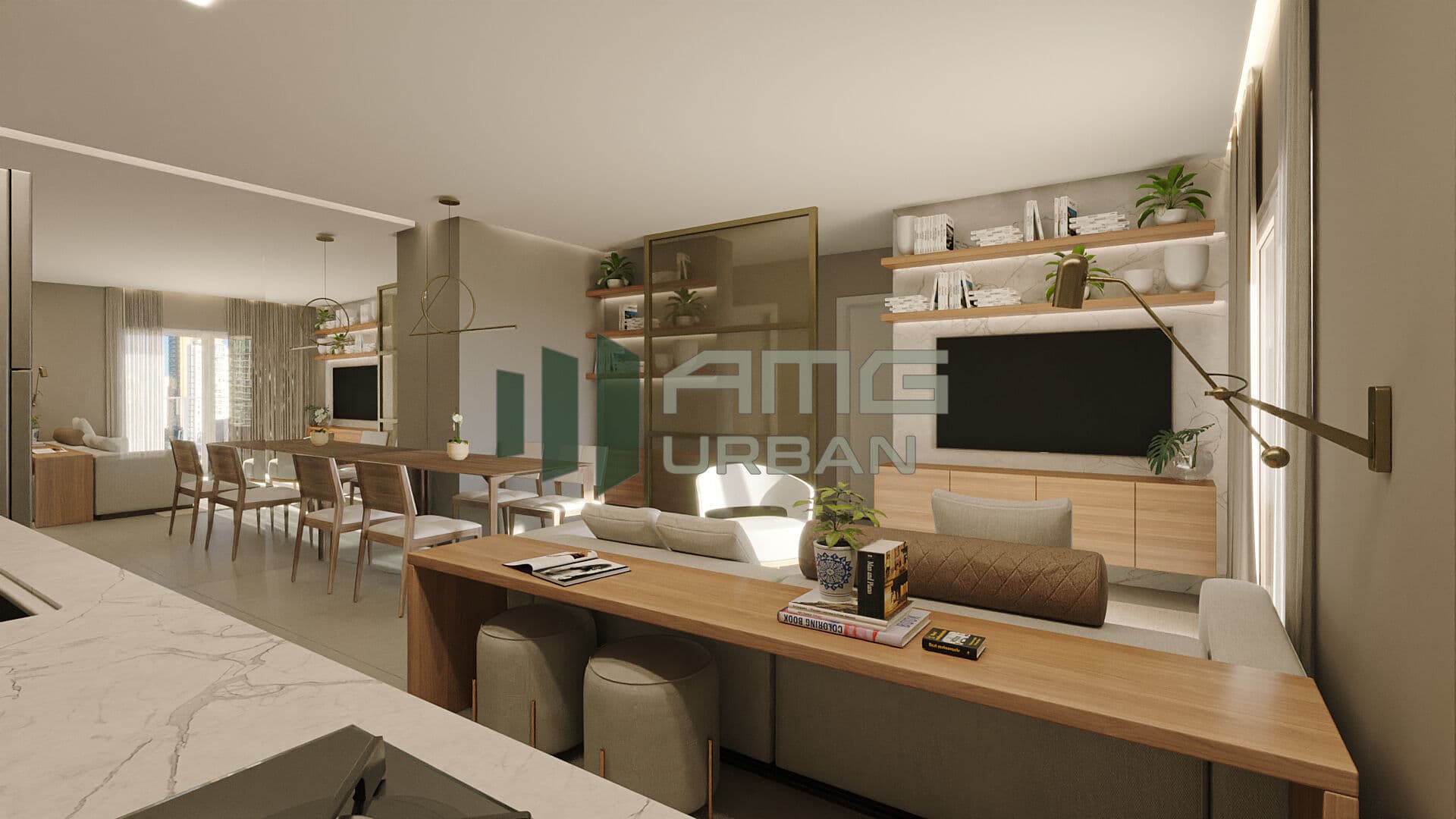Apartamento Alto Padrão 2 Quartos Suíte em Campo Comprido, Curitiba/PR
