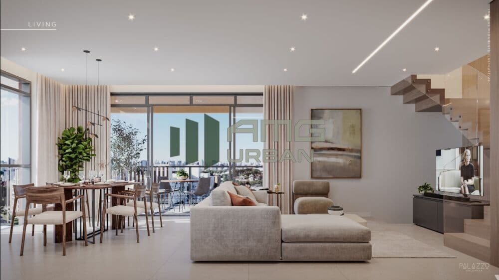 Apartamento Cobertura Duplex 3 Suites em Centro, Curitiba/PR