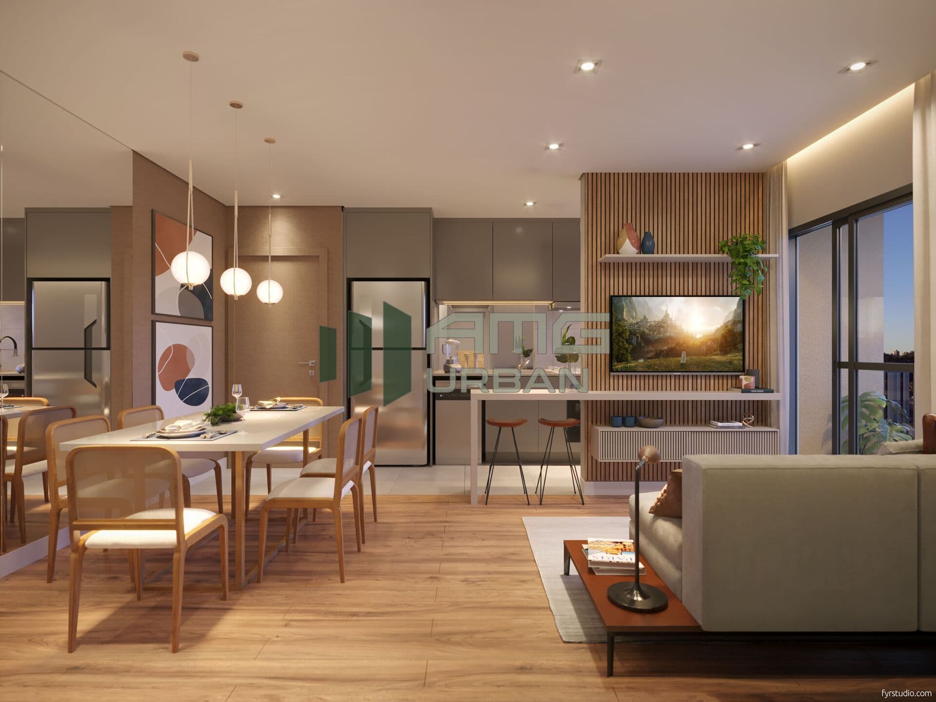 Apartamento 3 Quartos Suíte no bairro Hauer, em Curitiba-PR