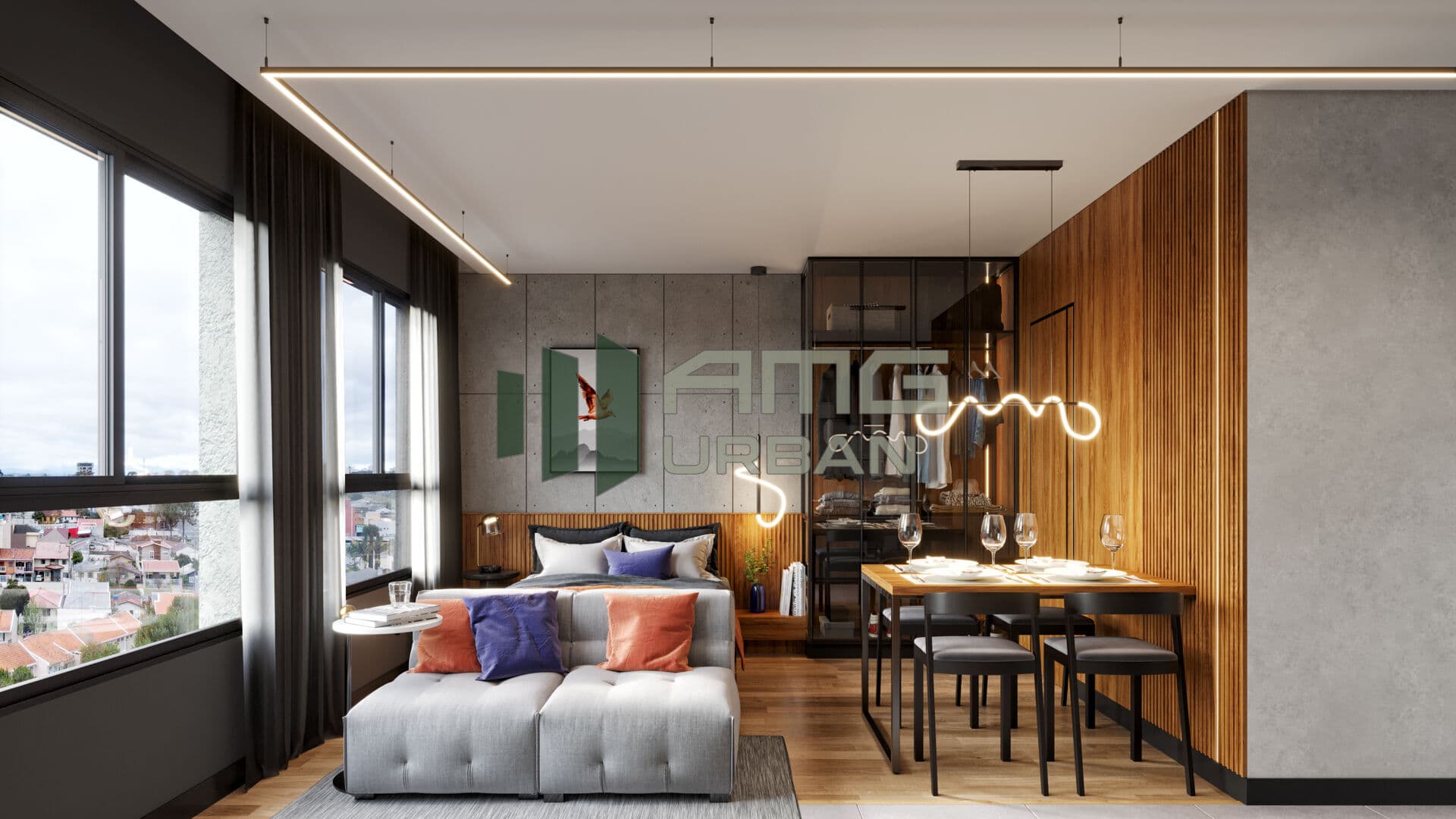Apartamento Studio em Novo Mundo, Curitiba/PR