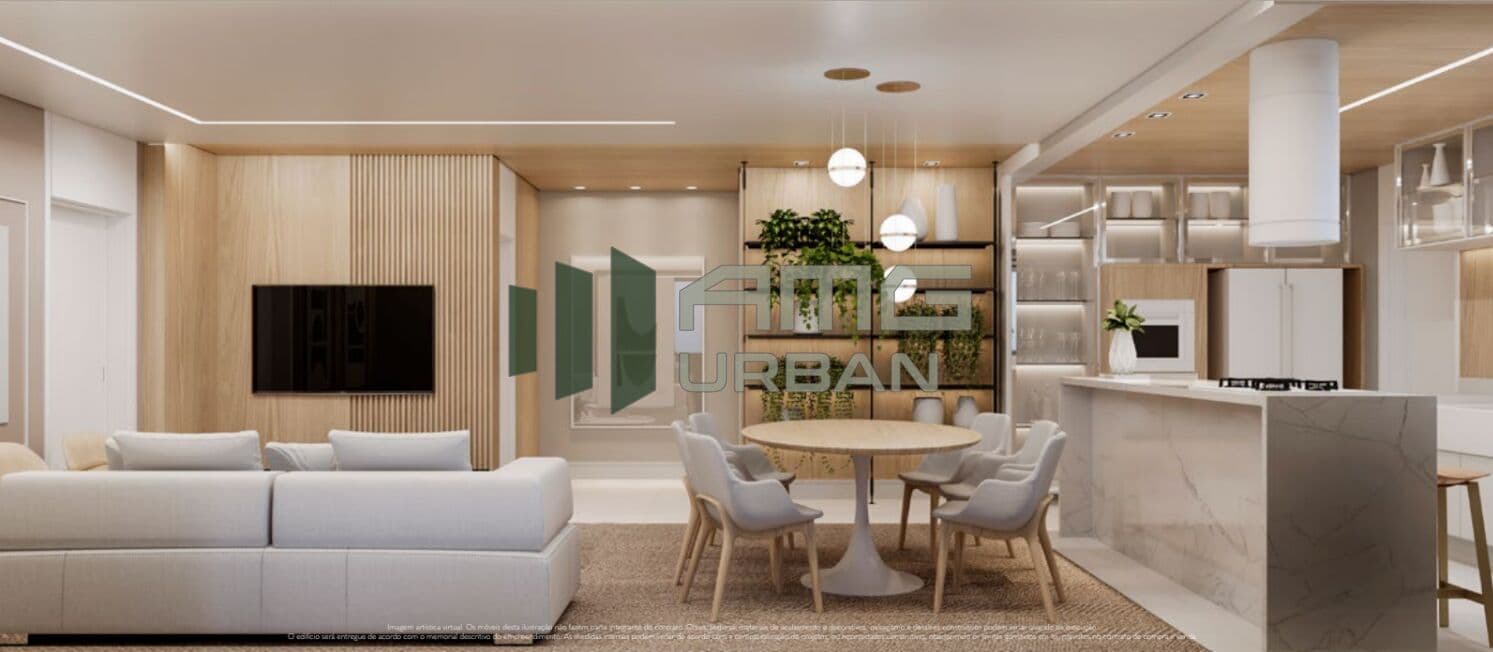 Apartamento Alto Padrão 3 Quartos Suíte em Cabral, Curitiba/PR