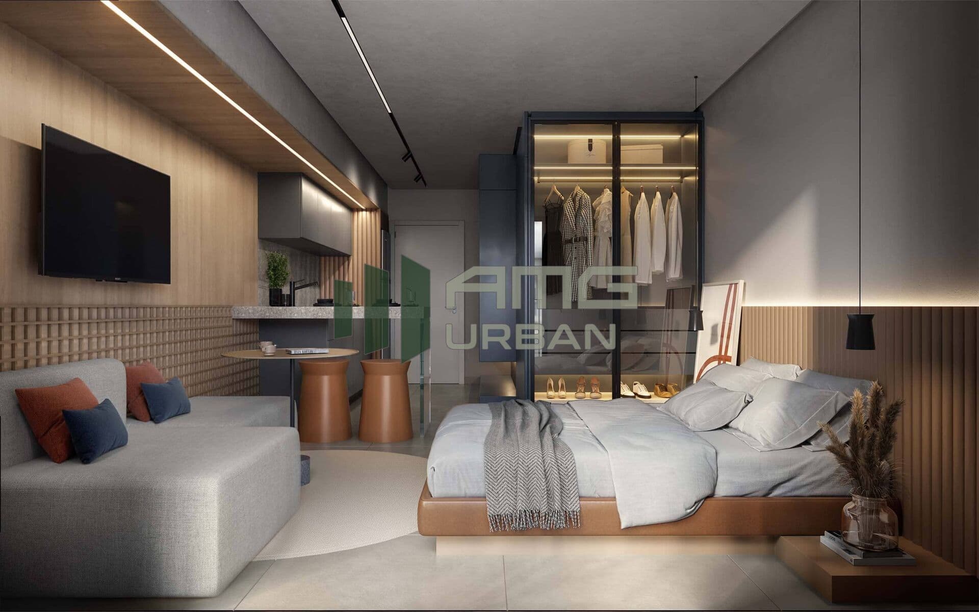 Apartamento Studio em Portão, Curitiba/PR
