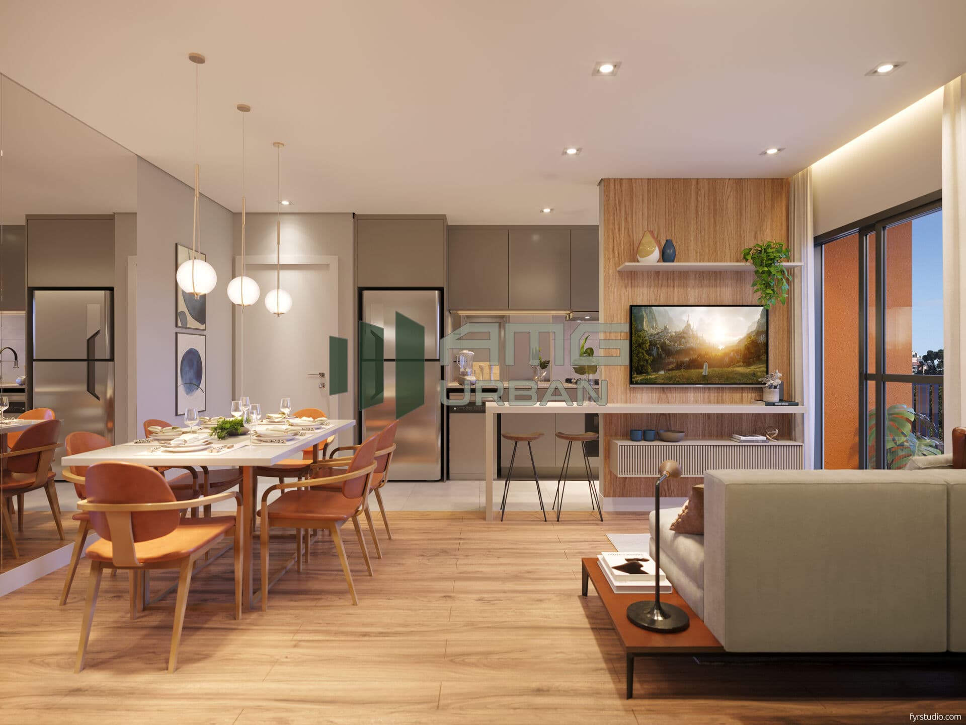 Apartamento 3 Quartos Suíte no bairro Neoville, Curitiba/PR