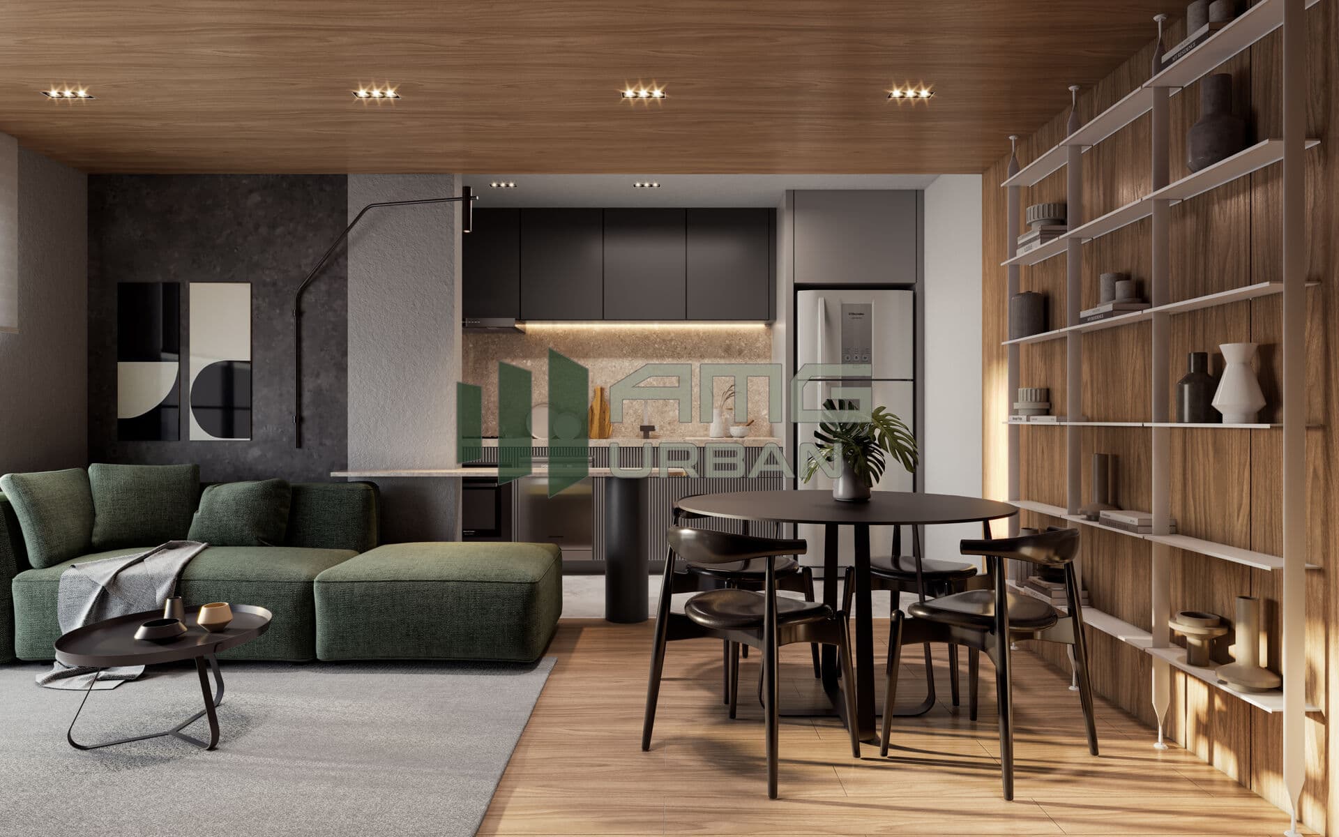 Apartamento Alto Padrão 3 Quartos Suíte em Centro, Curitiba/PR
