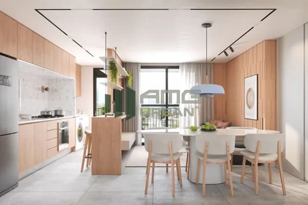 Apartamento Alto Padrão 2 Quartos Suíte em Campina do Siqueira, Curitiba/PR