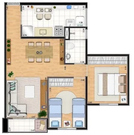 Apartamento em São Paulo - Jardim Nove de Julho
