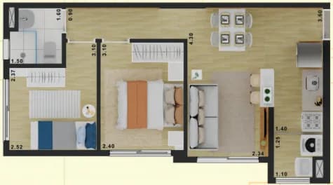 Apartamento Padrão a venda na Mooca