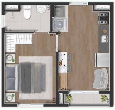 Apartamento em São Paulo - Parque da Vila Prudente