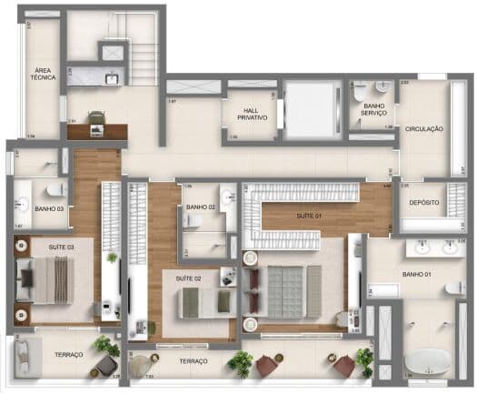 Apartamento em São Paulo - Mooca