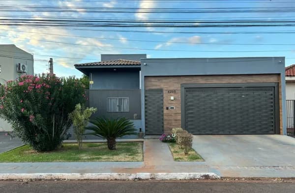 Casa com 2 suítes e 2 dormitórios à venda por R$ 1.100.000 - Jardim Paulista - Dourados/MS