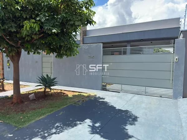 Casa com 1 suíte e 2 dormitórios à venda, 140m² por R$ 550.000 - Parque dos Coqueiros - Dourados/MS