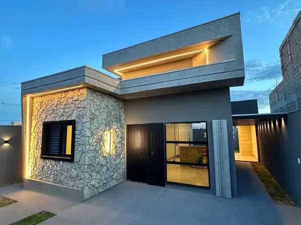 Casa com 2 dormitórios à venda por R$ 627.000 - Jardim Ibirapuera - Dourados/MS