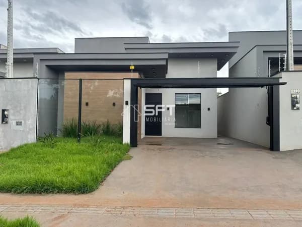 Casa com 1 suíte e 2 dormitórios à venda, 74m² por R$ 460.000 - Parque Alvorada - Dourados/MS