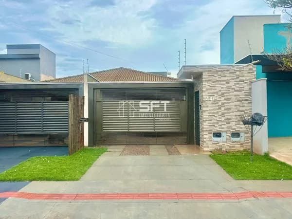 Casa com 1 suíte e 2 dormitórios à venda, 106,5m² por R$ 650.000 - Parque Alvorada - Dourados/MS