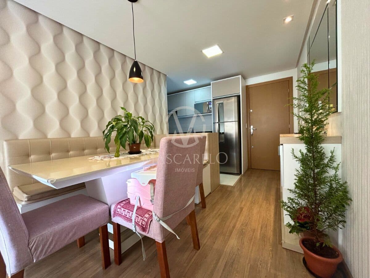 R$ 363.990,00- BAIRRO VILA VERDE - APARTAMENTO MOBILIADO COM 1 VAGA