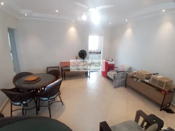 Apartamento à venda 2 dormitórios (1 com sacada) - Quadra da Praia da Aparecida - Sesc - Shopping Praiamar.