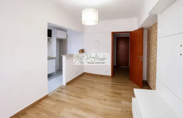 Apartamento à venda para morar ou investir com 01 Quarto - Varanda - José Menino - 01 Quadra da praia