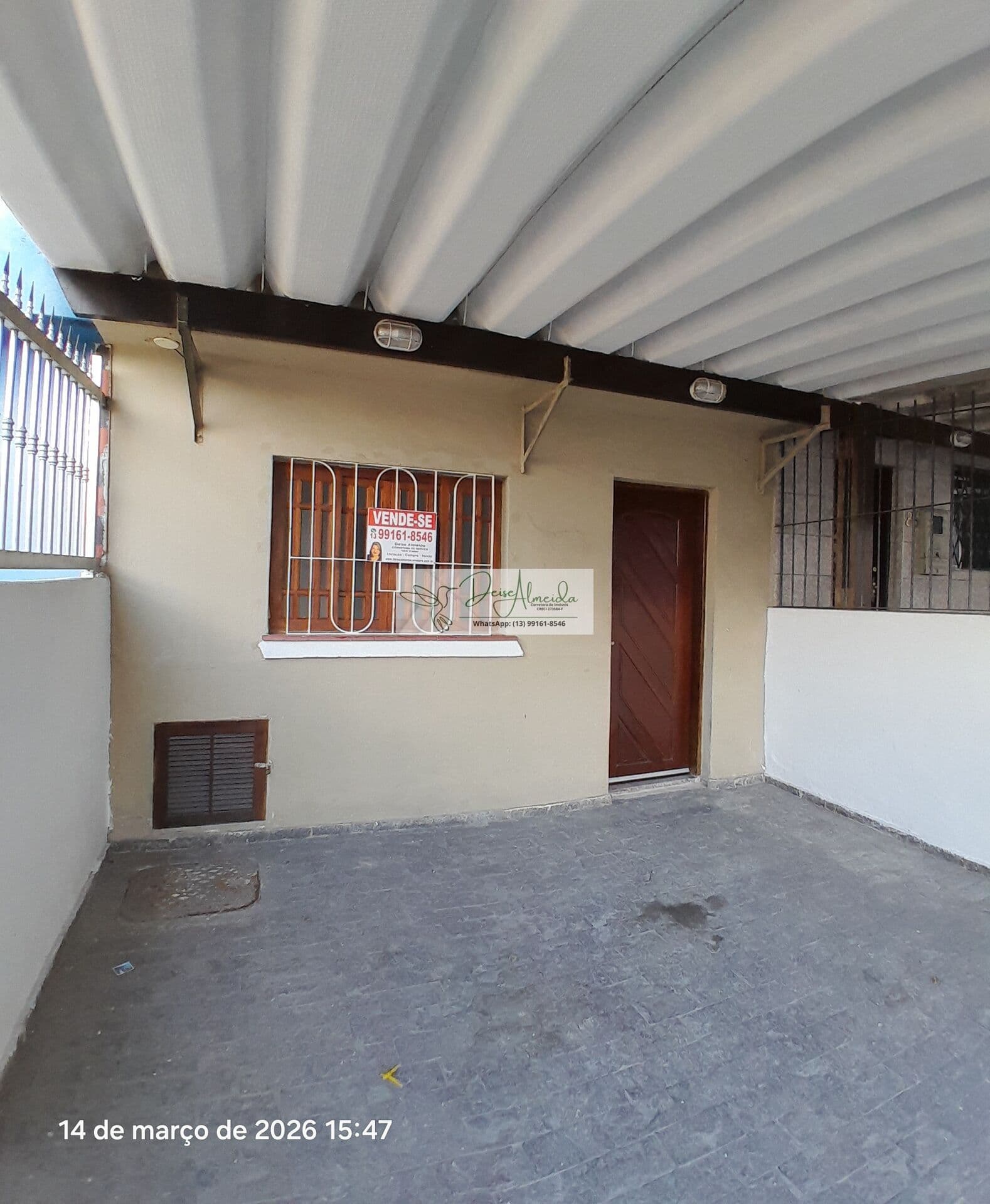 Sobrado à venda –Parque São Vicente | São Vicente/SP-02 Quartos- Garagem.