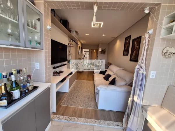 Apartamento à venda no Campo Grande- Santos/SP., com 02 Quartos- Lavabo - 02 Vagas Garagem Demarcada com Box.