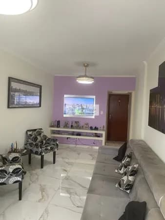 Apartamento 02 Quartos (01 suíte) + Dependência completa e garagem no Bairro Embaré, Santos/SP