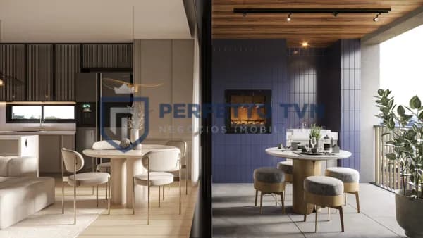 Apartamento em Santa Quitéria, Curitiba/PR -2 quartos com suíte, 1 garagem